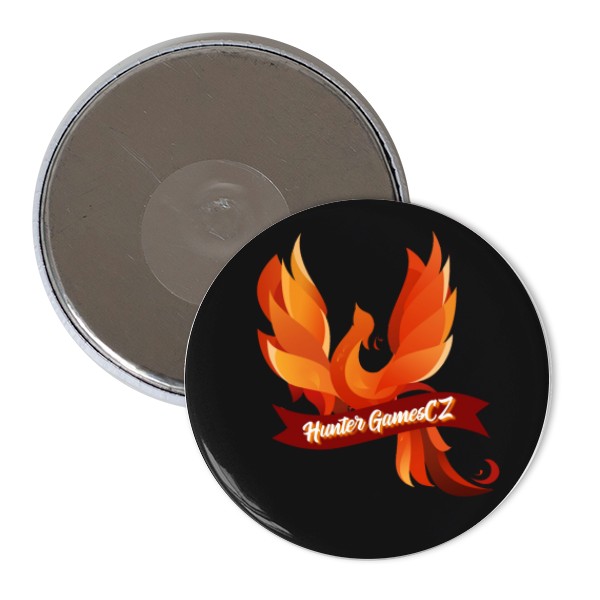 Magnet  s potiskem Magnet s Potiskem Hunter GamesCZ